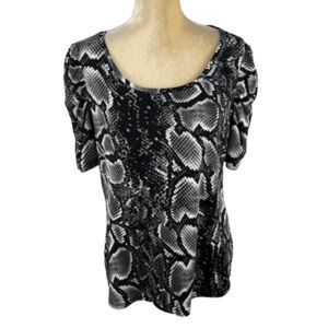 Worthington women's black blouse size L